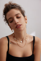 Sienna Pearl Beaded Necklace
