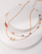Sienna Pearl Beaded Necklace