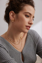 Baguette Crystal Fringe Necklace