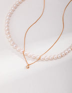 Bezel Crystal Pendant Necklace