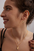 Bezel Crystal Pendant Necklace