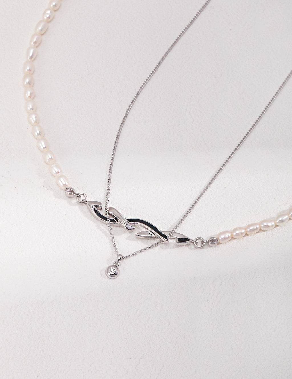 Bezel Crystal Pendant Necklace