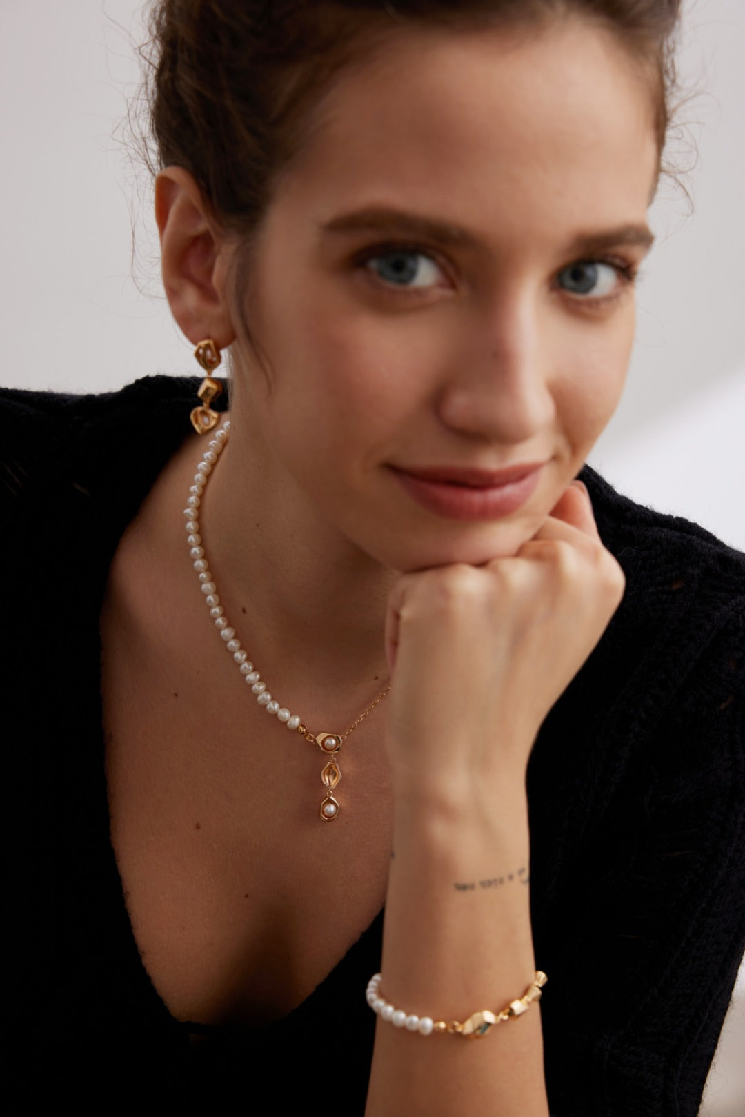 Pearl Mosaic Necklace