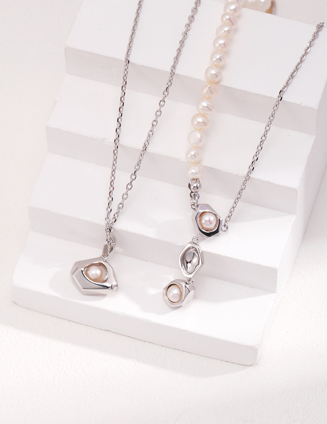 Pearl Mosaic Necklace