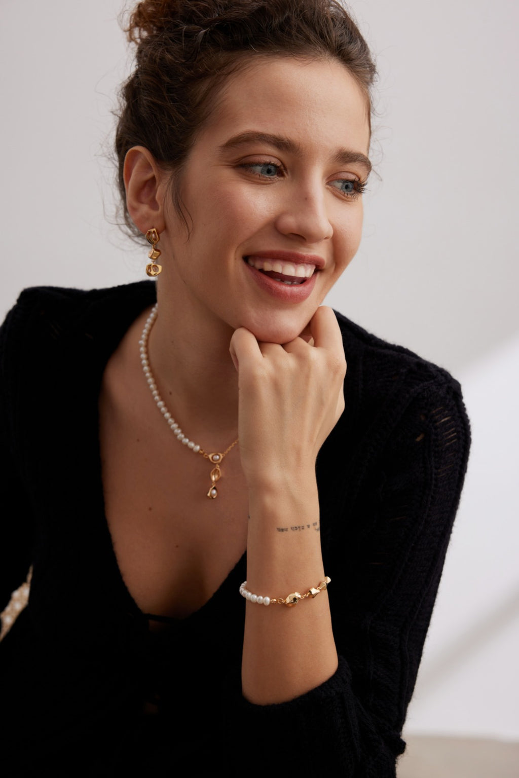 Pearl Mosaic Necklace