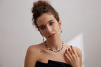 Azure Pearl Beaded Necklace