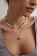 Tiger Eye Dome Necklace