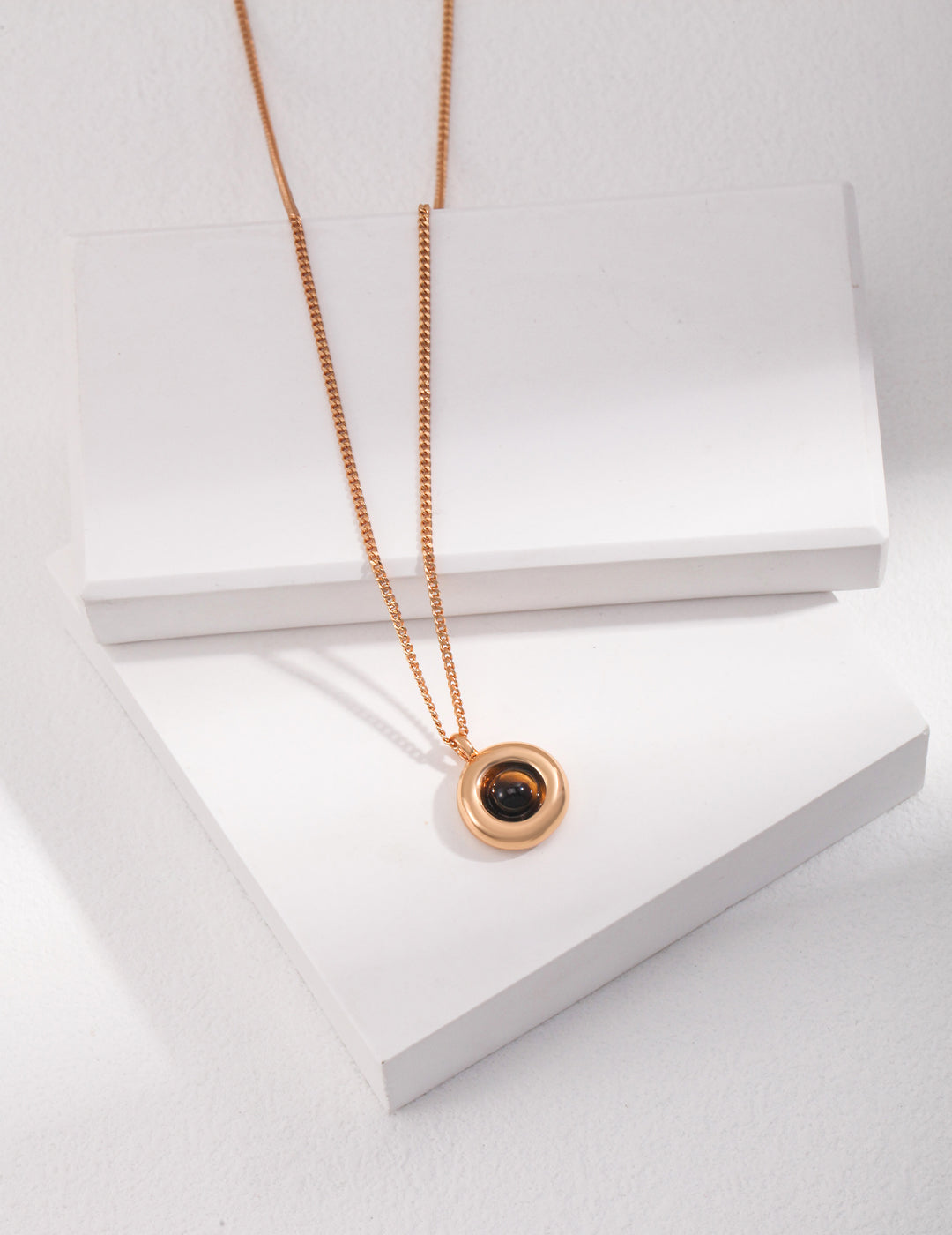 Tiger Eye Dome Necklace Secondary image