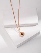 Tiger Eye Dome Necklace