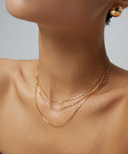 Triple Arc Layered Necklace