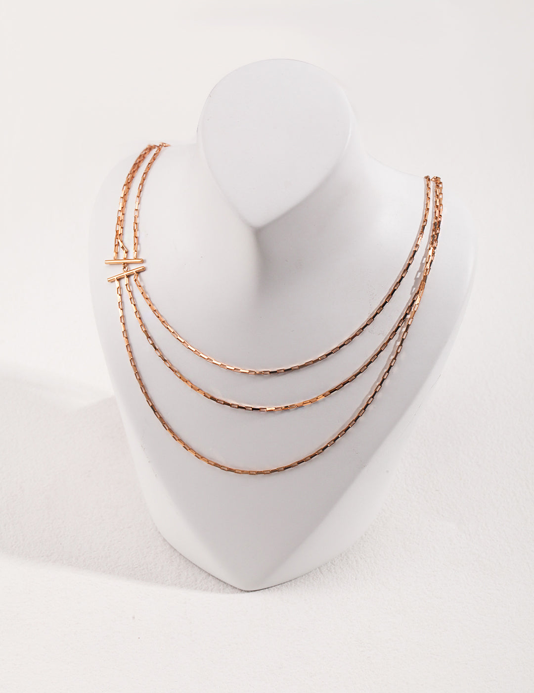 Triple Arc Layered Necklace Secondary image