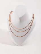 Triple Arc Layered Necklace