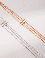 Triple Arc Layered Necklace