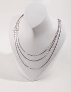 Triple Arc Layered Necklace