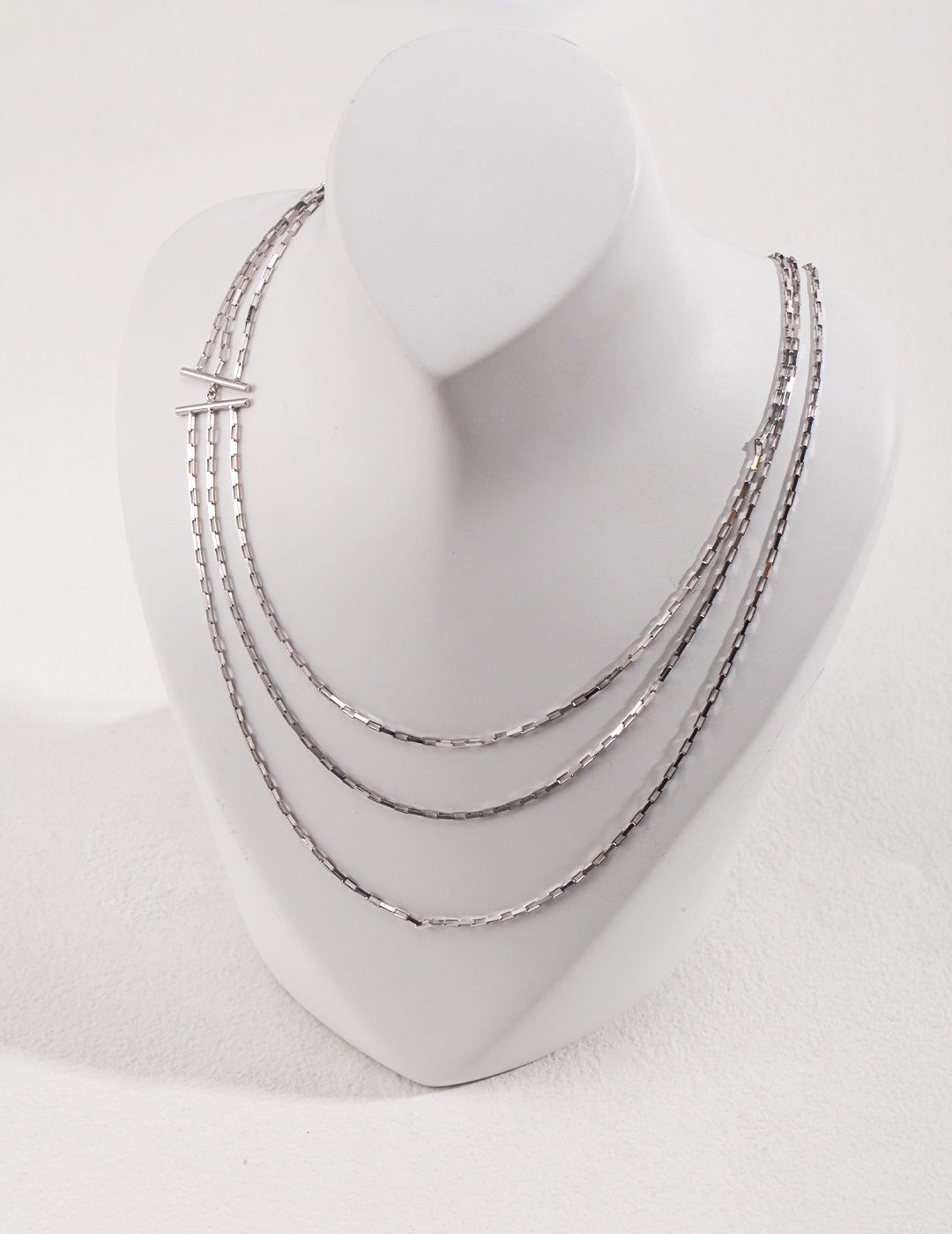Triple Arc Layered Necklace