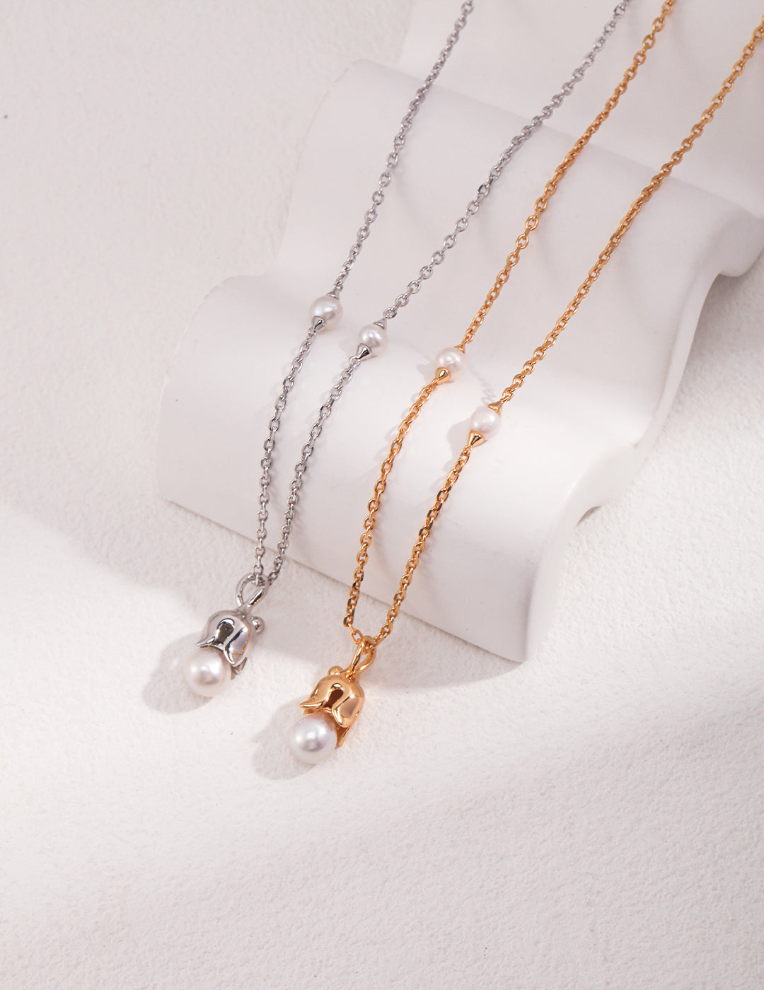 Floating Pearl Necklace