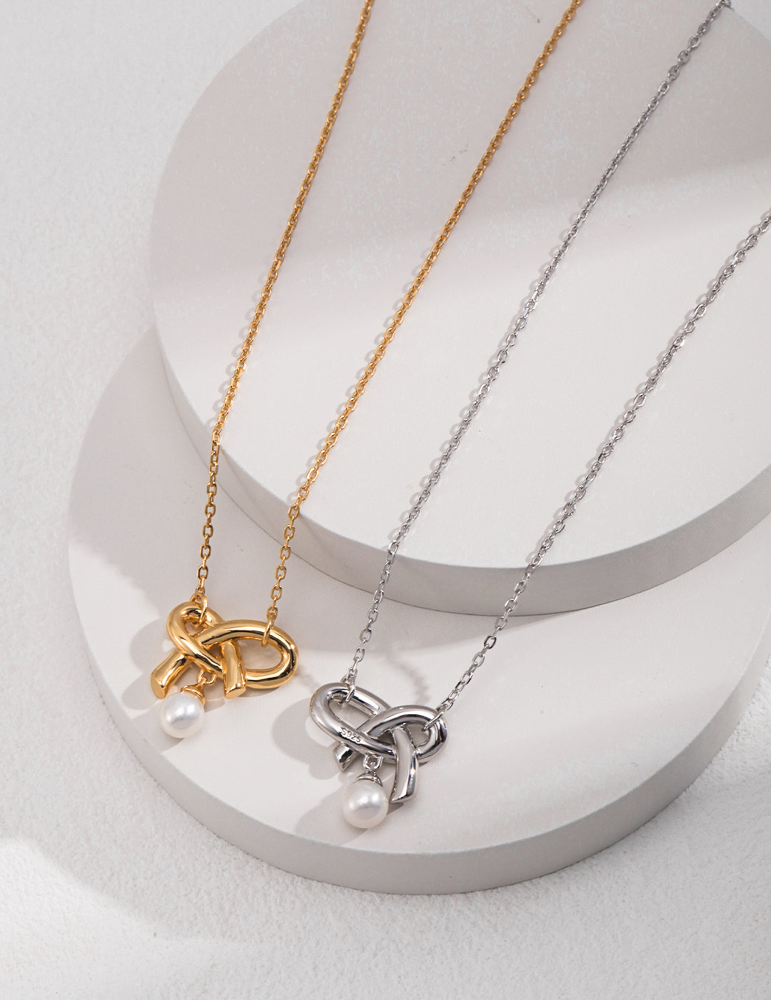 Pearl Knot Necklace Secondary image