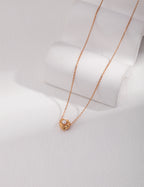 Petal Pearl Pendant Necklace