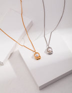 Baroque Pearl Molten Necklace