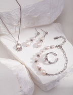 Baroque Pearl Molten Necklace