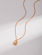 Baroque Pearl Molten Necklace