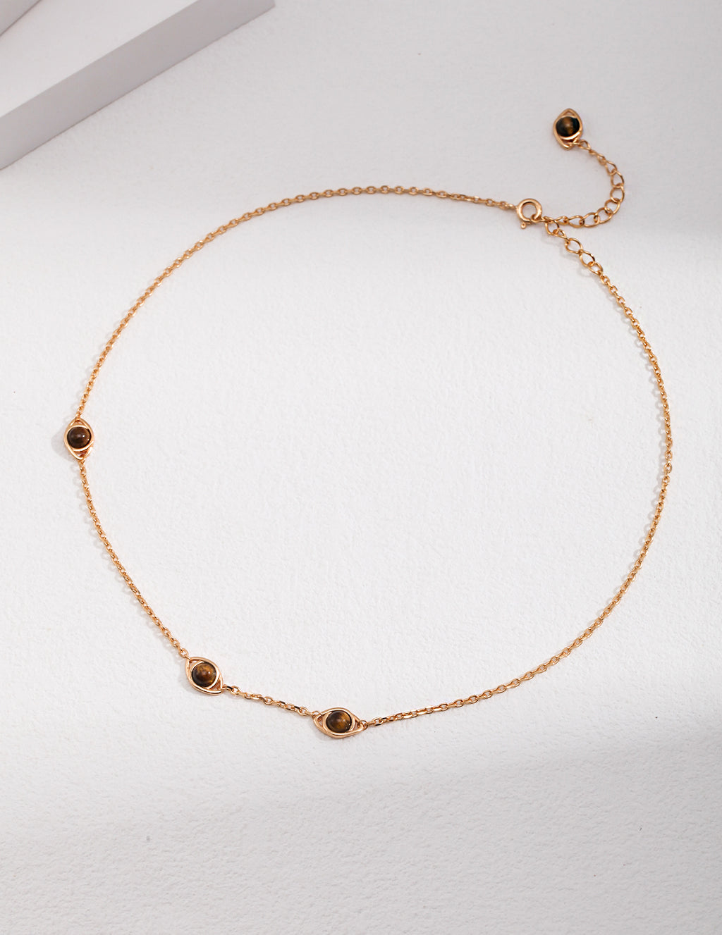 Azure Eye Station Necklace GOLD