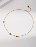 Azure Eye Station Necklace GOLD
