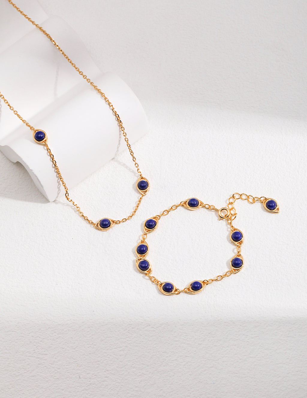 Azure Eye Station Necklace AND BRACELETS
