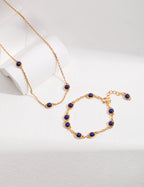Azure Eye Station Necklace AND BRACELETS