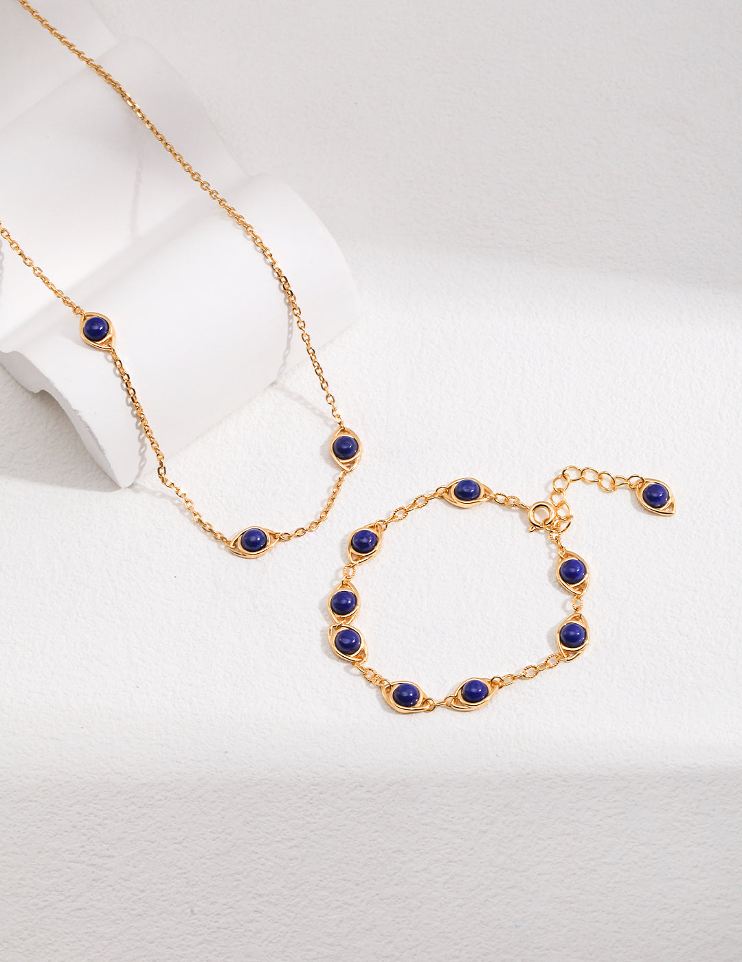 Azure Eye Station Necklace AND BRACELETS