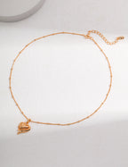 Marina Heart Charm Necklace GOLD