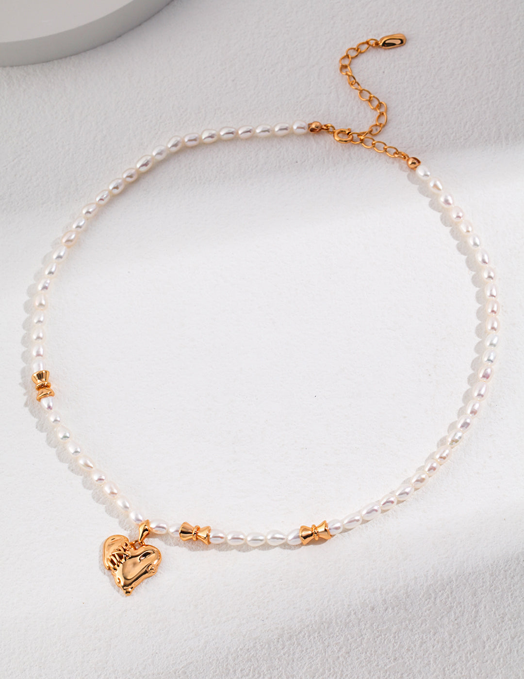 Coeur Pearl Charm Necklace Secondary image