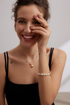 Amour Pearl Heart Necklace 3
