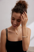Amour Pearl Heart Necklace 4