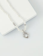 Nacre Halo Pearl Necklace 4