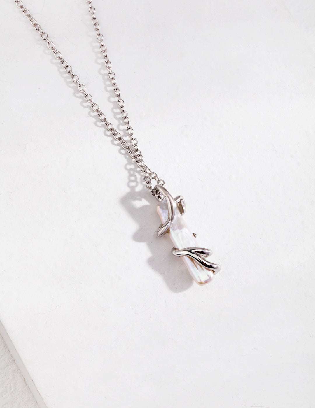 Nacre Vine Pendant Necklace Secondary image