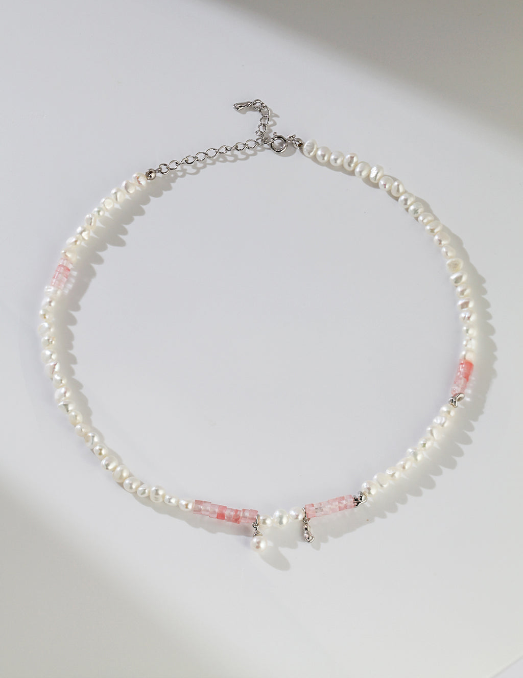 Rosé Pearl Beaded Necklace 5