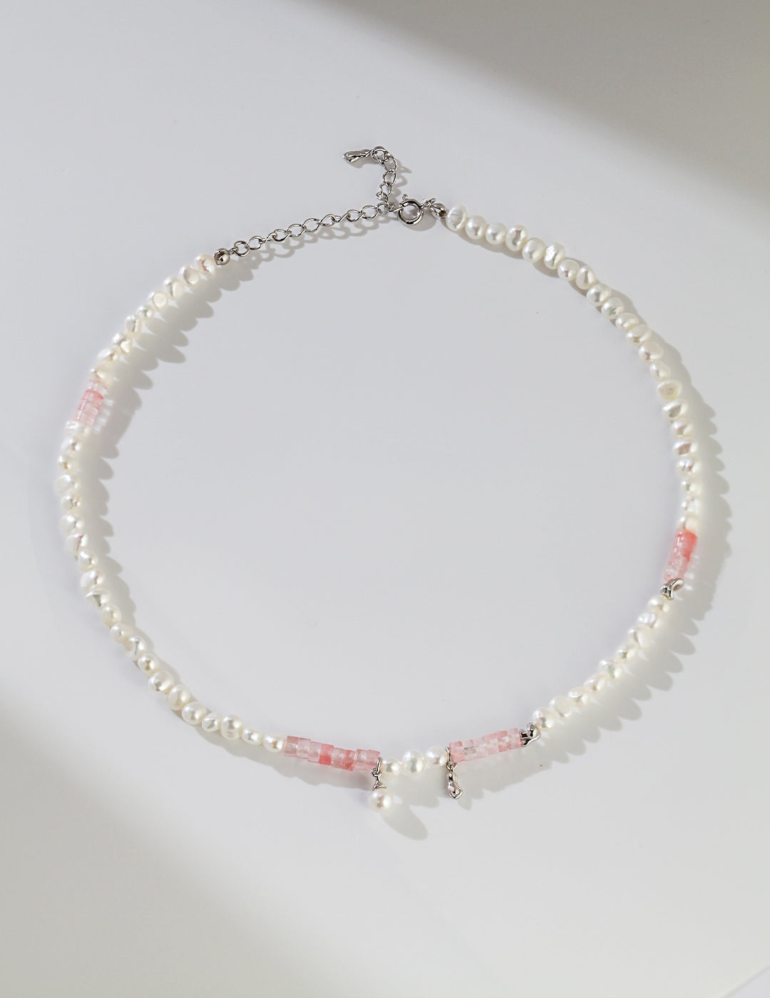Rosé Pearl Beaded Necklace 5